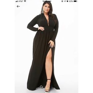 Forever 21 M-slit maxi dress NWT